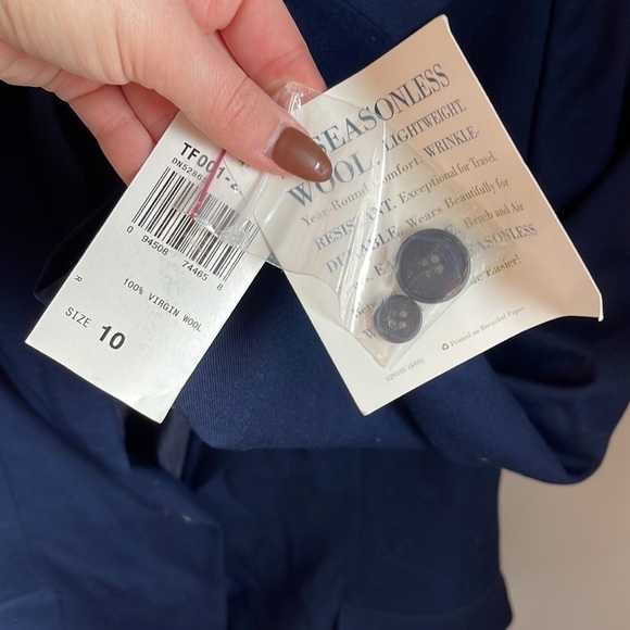 *NWT Vintage Pendleton 100% Virgin Wool Blazer - Picture 3 of 6